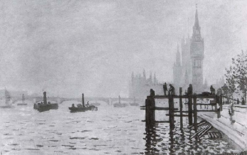 Claude Monet The Thames and Parliament Spain oil painting art